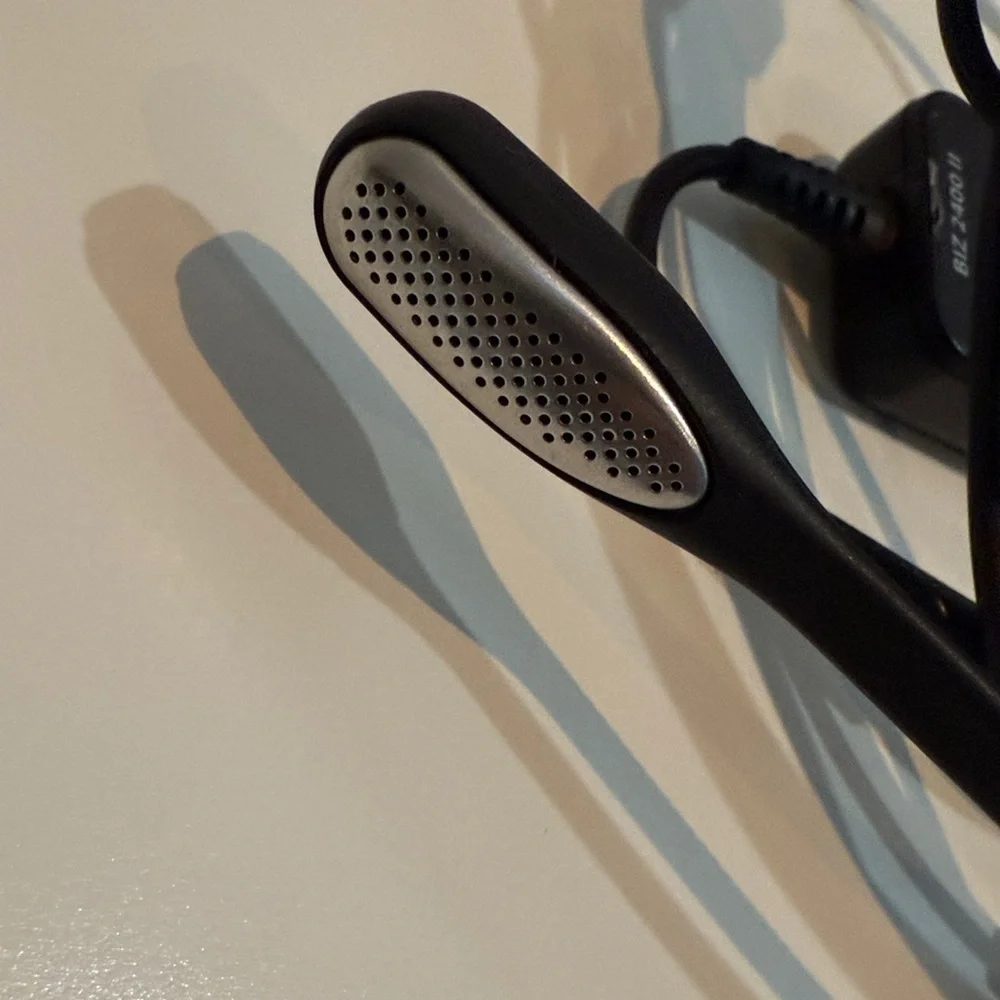 A Jabra Black Wired Headset with Microphone A